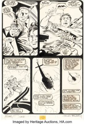 Mike Zeck and John Beatty Epic Graphic Novel: The Punisher -- Return to Big Nothing Story Page 47 Original Art (Marvel/Epic, 1989). | Heritage