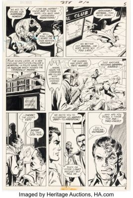Irv Novick and Dick Giordano Batman #258 Story Page 4 Original Art (DC, 1974). | Heritage