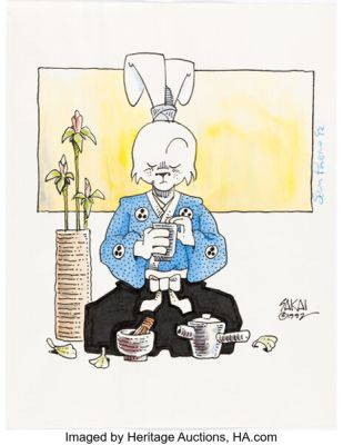 Stan Sakai - Usagi Yojimbo Illustration Original Art (1992). | Heritage