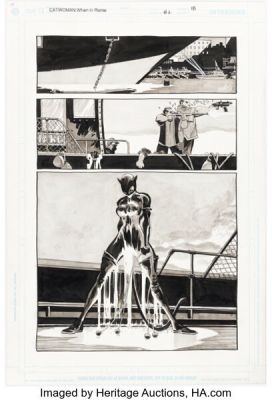 Tim Sale Catwoman: When in Rome #2 Story Page 18 Original Art (DC, 2004). | Heritage