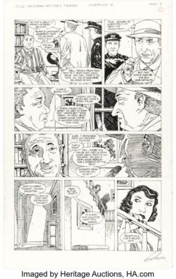 Guy Davis Sandman Mystery Theatre #4 Story Page 9 Original Art (DC/Vertigo, 1993). | Heritage