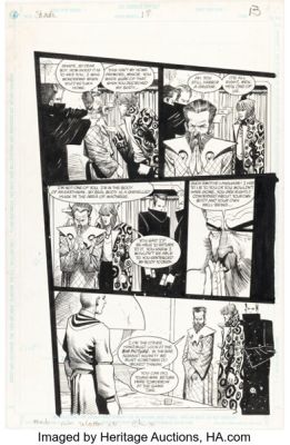 Chris Bachalo and Mark Pennington Shade, the Changing Man #18 Story Page 13 Original Art (DC, 1991).