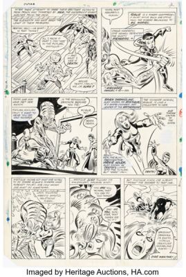Sal Buscema and Joe Sinnott Rom #32 Story Page 2 Original Art (Marvel, 1982). | Heritage