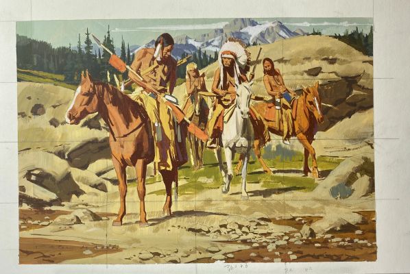Paul Mann | Paul Mann Western Gallery Color Roughs 2004-2008 #37 | Galactic Gallery