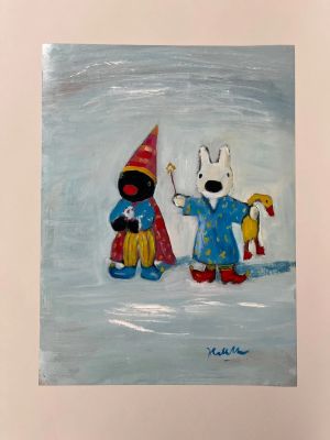 Georg Hallensleben (Né En 1958) | "Gaspard et Lisa magiciens", 2022 | misc / divers