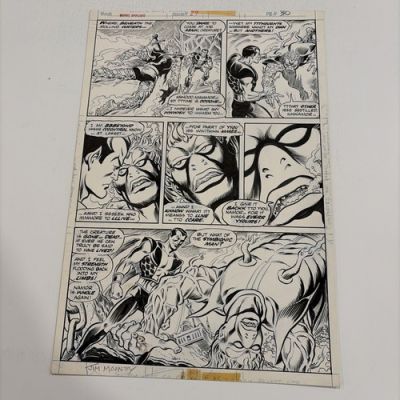 Marvel Spotlight #27 Original Art Sub-Mariner Jim Mooney One Of A Kind | eBay US