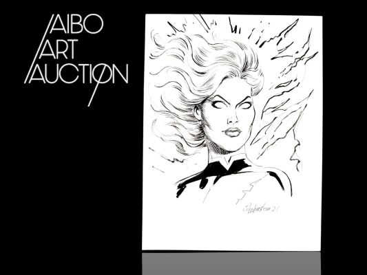 Joe Rubinstein ... | Joe Rubinstein Jean Grey / Phénix Illustration à... | Aibo Art Auction