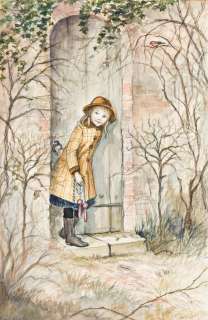 TASHA TUDOR (1915-2008) "She was standing inside the secret garden." | Swann Galleries