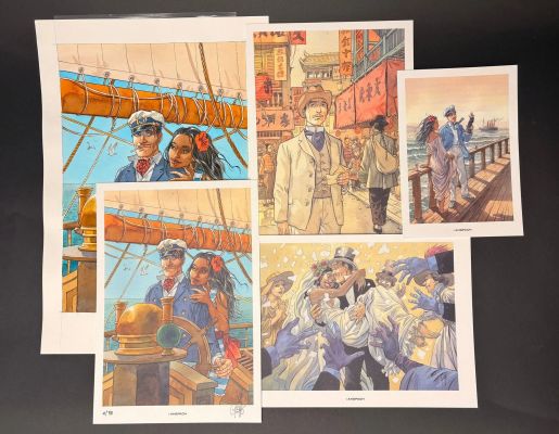 Griffo - La Main... | Lot 44 - Griffo - La Main du diable, illustration à l’encre... | Tessier Sarrou