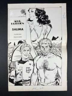 Aqui, la Legion! - "Salima" Splash Page. R. Wood & G. Duran - Loose page - (1980) | Catawiki
