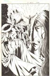 Christian Zanier, John Livesay - Rising stars #0 version 2 cover - ravenshadow, patriot, poet, & lee jackson - 1999 signed