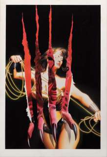 Alex Ross original cover painting for Justice #5. | Profiles in History