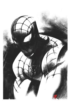 Alvaro F. Gutierrez | Spider-Man Print - 9x12" | Geoff M Art Sales