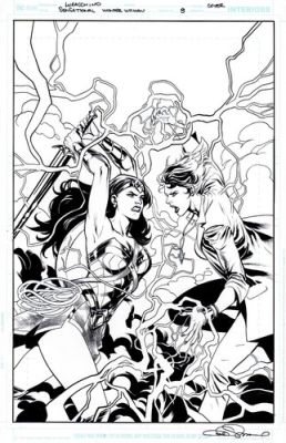 EMANUELA LUPACCHINO - Tavola originale Sensational Wonder Woman #9 Cover | eBay Europe (Buy It Now)