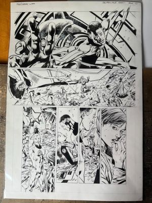 Fantastic Four 557 page 13 original art by Bryan Hitch | eBay US