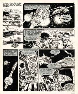 Mike Mick McMahon - the vcs first episode! 2000ad prog 140 page 11 - mick / mike mcmahon art