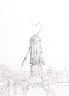 Montaigne | Le Troisième testament, illustration Ã  la mine d… | Banque Dessinée