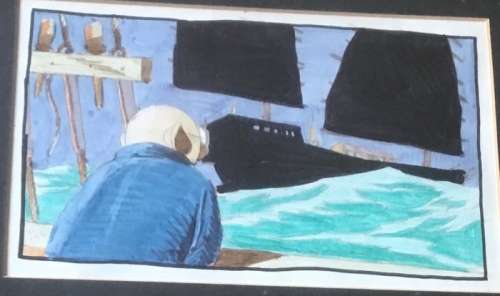 Le Gall, Frank - Dessin original couleur - Théodore Poussin (1997) | Catawiki