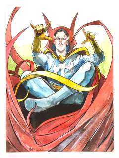 Doctor Strange - an original painted artwork by Martin Simmons. | Ewbank’s
