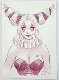 Enrico Marini - Original Illustr. "Harley Quinn" - Signed - Loose page - First edition - (2019) | Catawiki