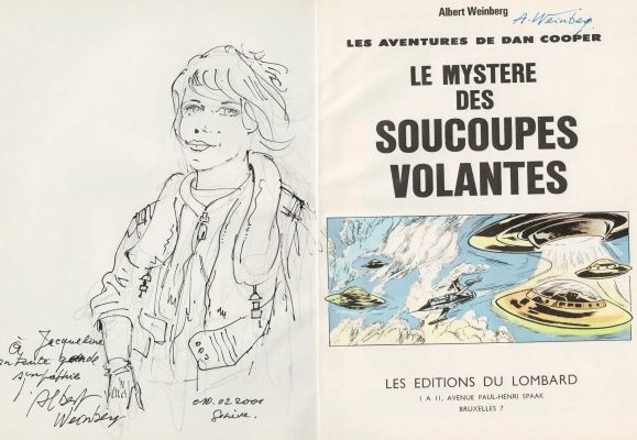Weinberg = Dan Cooper, Le Mystère Des Soucoupes Volantes En Édition Originale Agrémenté D’une Dédicace. Très Très Bon État. | Lot 226 : Weinberg = Dan Cooper, Le mystère des soucoupes volantes en édition… | Septimus