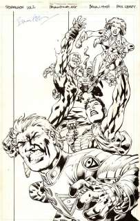 Brian Hitch Paul Neary - Stormwatch #8 cover (1998)