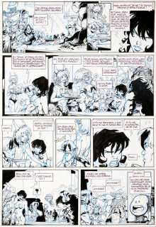 Tarquin - Lanfeust des étoiles, planche n°16 Ã  l‘encre de…