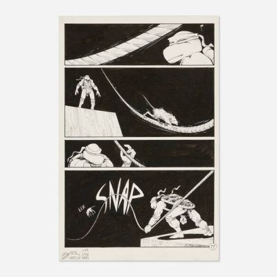 Jim Lawson | Teenage Mutant Ninja Turtles Story Page 17 Original Art (Mirage Studios) | Landry Pop Auctions