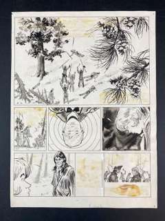 Hugo Pratt - tavola originale "Ticonderoga" - Loose page | Catawiki