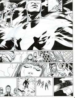 AVENGERS VS X-MEN #8 p20 et 21 - Adam Kubert et John Dell - 22x17 planche originale - DOUBLE PAGE - Loose page - First edition - (2012) | Catawiki