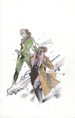 Rogue and Gambit by Clay Mann | DiTullio Art Collective