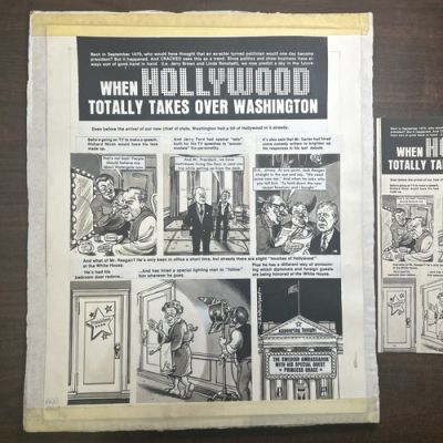 CRACKED Magazine Original Comic Art Samuel Sam S.B. Whitehead 19x16" Mad 11 | eBay US