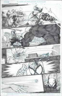 Spider-Man and Wolverine Issue 10 Page 6 vs Arachnix Gerardo Sandoval | Comix Art Studio