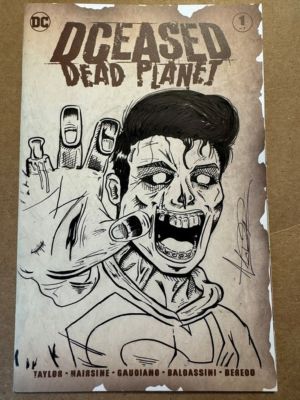 DCeased Dead Planet #1 Zombie Superman Sketch Cover | Raremarq (Buy It Now)