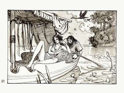 Manara Milo | "L’uccello del sole", 1990 | Urania Casa d’Aste