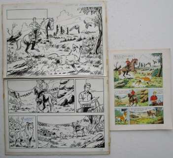 Studio Vandersteen / Jeff Broeckx - originele openingspagina (p.1) - Bessy 109 - De schoolmeester - (1973) | Catawiki