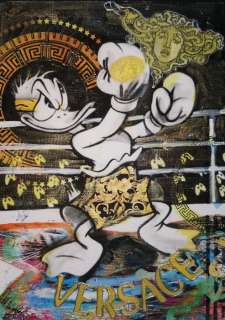 Donald Duck - original artwork for Versace - Loose page | Catawiki