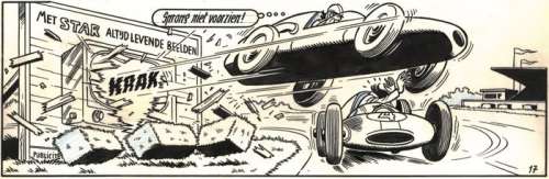 Suske en Wiske - De zingende zwammen / Les Champignons chanteurs - Originele pagina - (p.9) - met luxe groot formaat hc - (1960/2020) | Catawiki