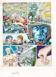 2000 AD Prog 721 page 18 Rogue Trooper original colour artwork (1991)… | Comic Book Auctions ltd