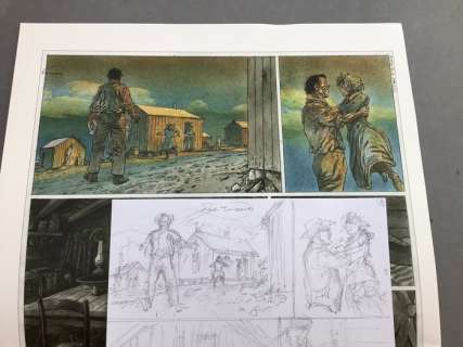 Hermann - Crayonné original - Duke T.1 - La Boue et le sang - (2016) | Catawiki