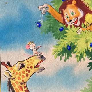 Livraghi - original artwrork "The Hungry Lion" - Loose page - (1961) | Catawiki