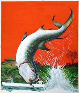 L.B. COLE WORLD ROD & GUN PAINTING Cover | ComicConnect