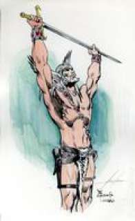 Warlord Watercolor by Mike Grell and Alfredo Alcala | mycomicshop.com
