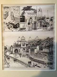 Ceppi, Daniel - Planche originale - Stéphane Clément T8 - Pondicherry, filiation fatale - (1995) | Catawiki