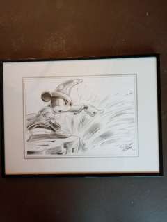 Sergio Garrido - Originele tekening - Mickey Mouse - The Sorcerer’s Apprentice | Catawiki