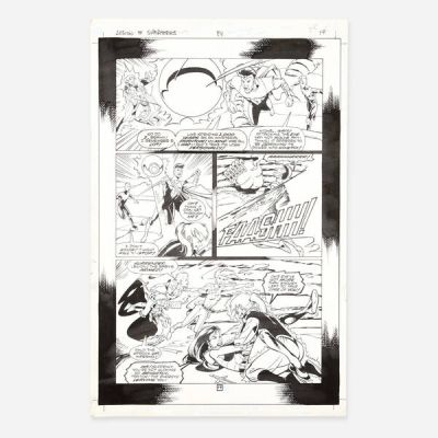 Lee Moder And Ron Boyd | Lot 279 - Legion of Super-Heroes #84 Story Pages 19, 20, and 21 Original Art (DC Comics, 1996) | Landry Pop Auctions