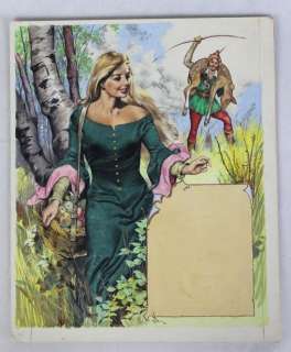 Ratcliff, Ernest - Originele tekening in kleur - Robin Hood - 1970’s | Catawiki