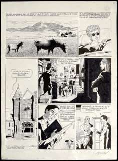 Renaud - Planche originale - Jessica Blandy T11 - Troubles au paradis - (1995) | Catawiki