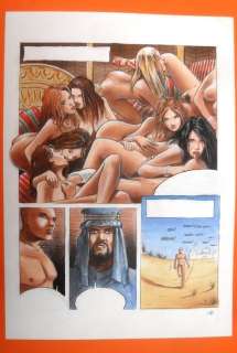 Lubrix - Planche originale en couleur (p.40) - Paru dans la revue Bédé adult | Catawiki