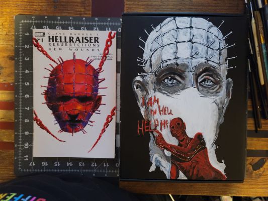 Rockyofleon | Original Art HORROR BOX | Raremarq (Buy It Now)